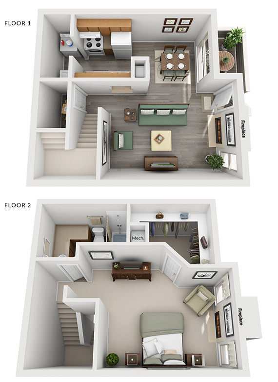 Riverside floor plan layout